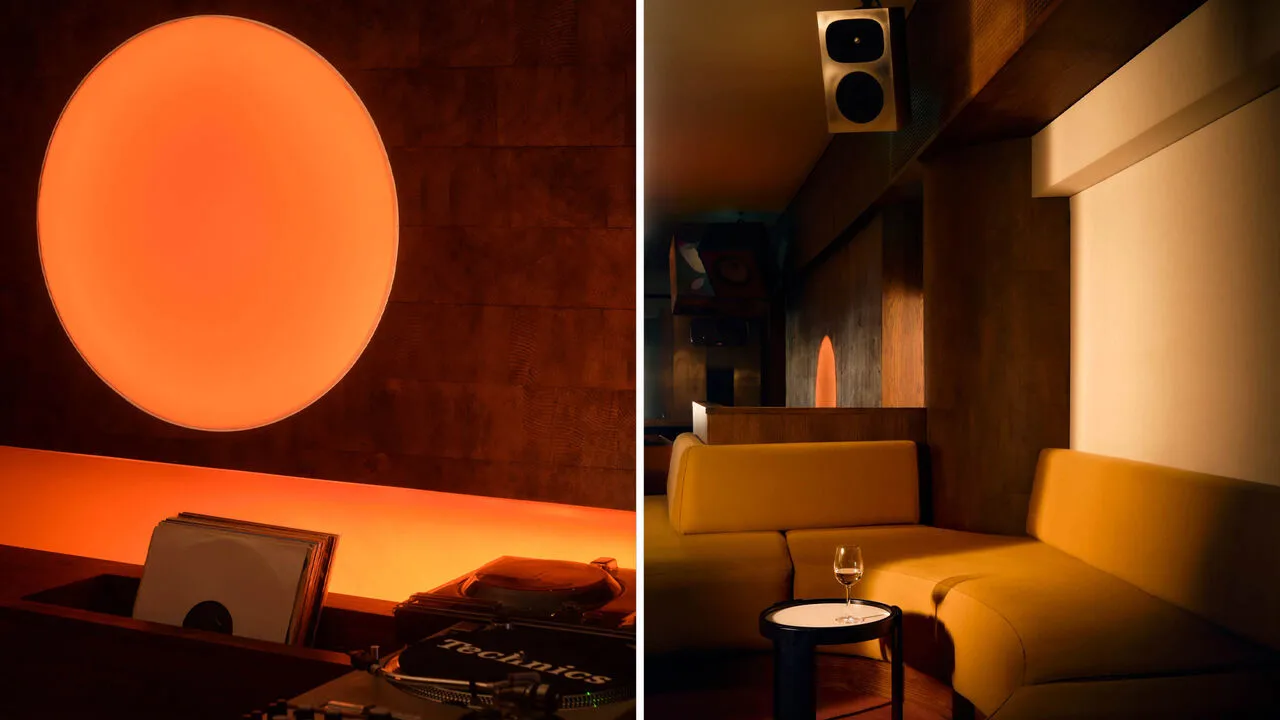 Japanese listening-bar culture. No phones. No photos. Designed for serious listening.